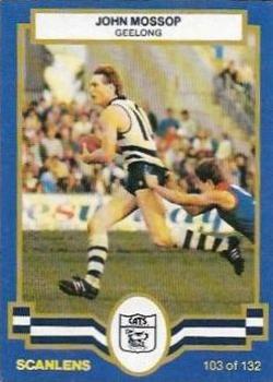 1986 Scanlens VFL #103 John Mossop Front